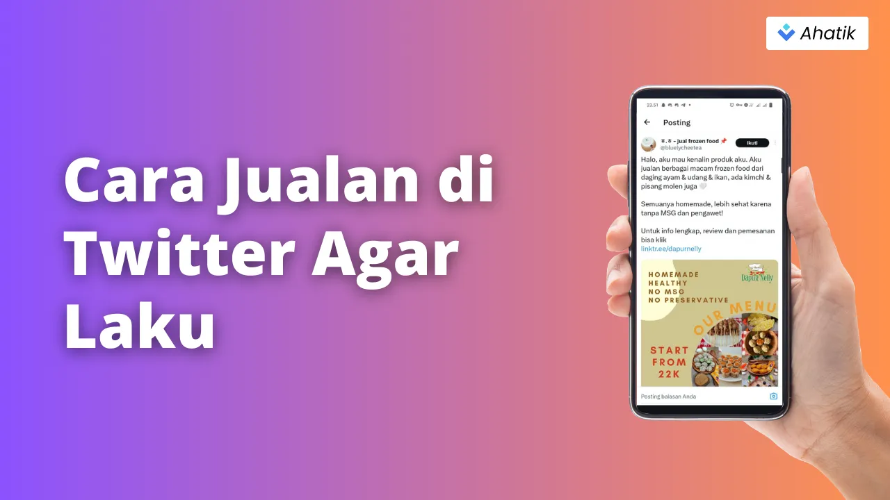 Jualan di Twitter - Ahatik.com